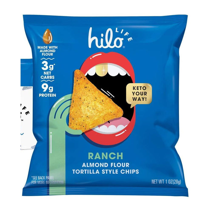 HILO LIFE SNACKS: Ranch Tortilla Chip, 1 oz