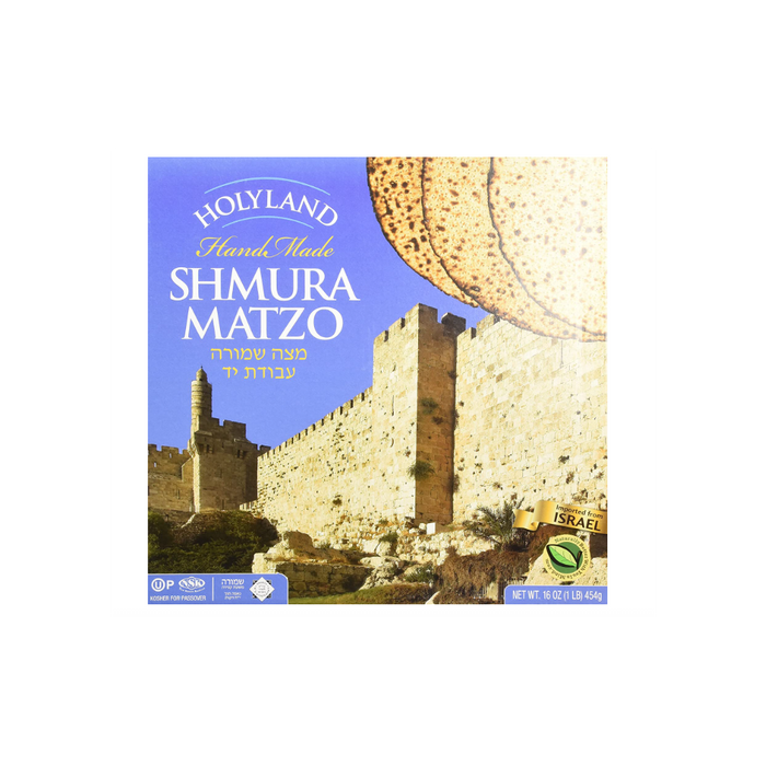 HOLY LAND: Handmade Shmura Round Matzoh, 16 oz