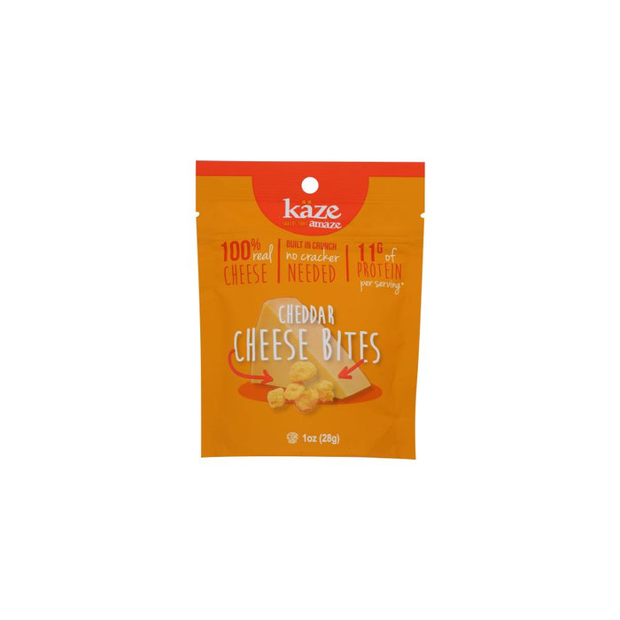 KAZE: Cheddar Cheese Bites, 1 oz