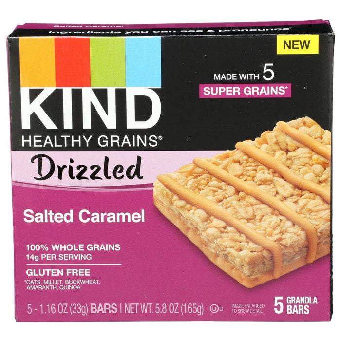 KIND: Salted Caramel Drizzled Bar, 5.8 oz