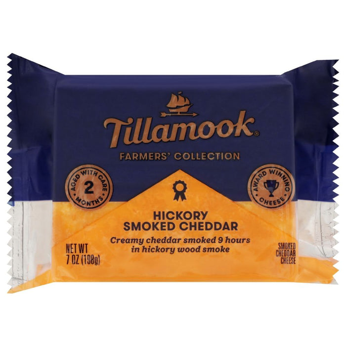 TILLAMOOK: Cheese Hickory Smoke Cheddar, 7 oz
