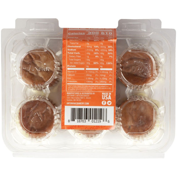ANTONINAS: Gluten-Free Carrot Mini Cupcakes, 6 oz