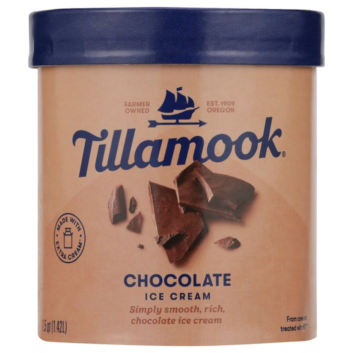 TILLAMOOK: Ice Cream Chocolate, 48 oz