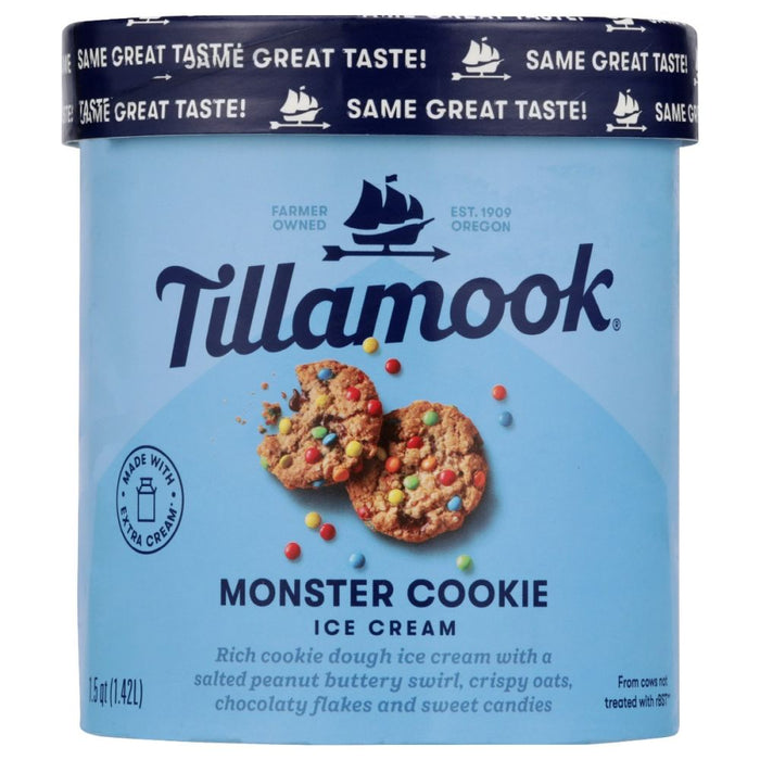 TILLAMOOK: Ice Cream Monster Cookie, 48 oz