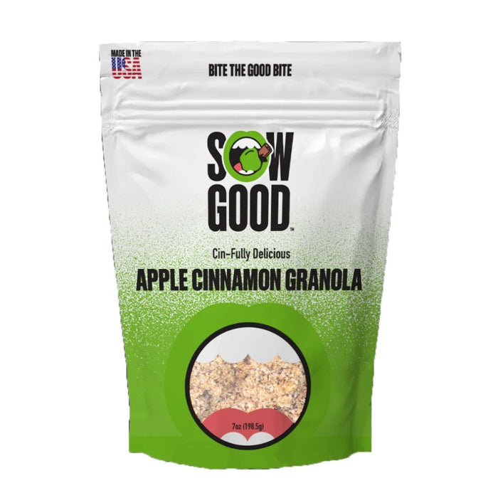 SOW GOOD: Apple Cinnamon Granola, 7 oz