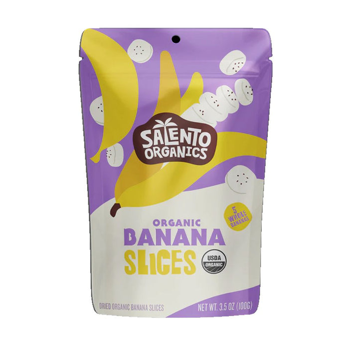 SOLENTO ORGANICS: Dried Banana Slices Organic, 3.5 oz