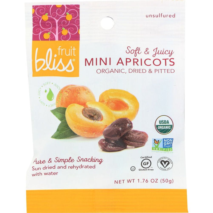 FRUIT BLISS: Organic Turkish Mini Apricots, 1.76 oz