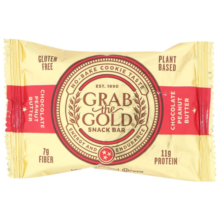 GRAB THE GOLD: Chocolate Peanut Butter Snack Bars, 2 oz