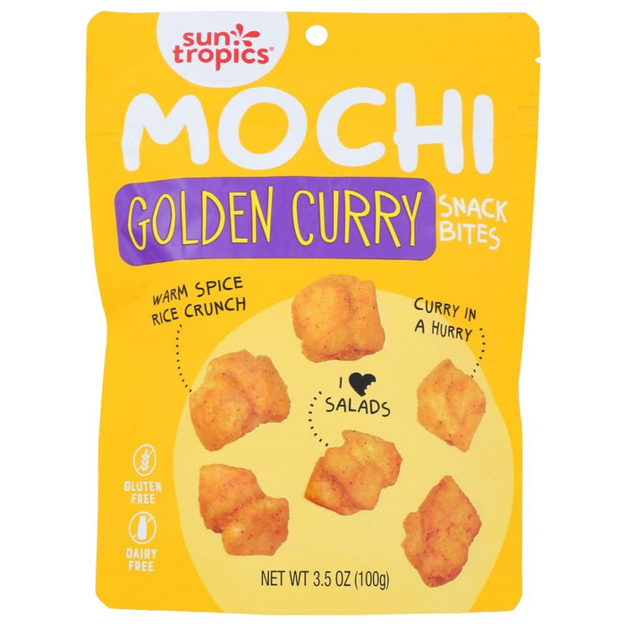 SUN TROPICS: Mochi Golden Curry Snack Bites, 3.5 oz