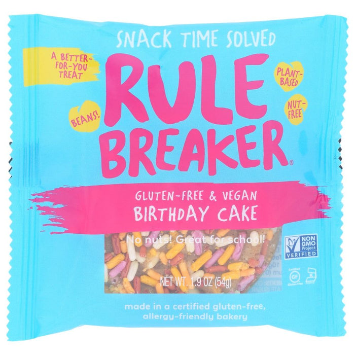 RULE BREAKER SNACKS: Birthday Cake Brownie, 1.9 oz