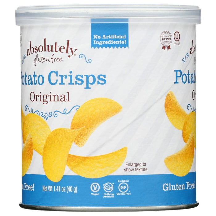 ABSOLUTELY GLUTEN FREE: Original Potato Crisps, 1.41 oz