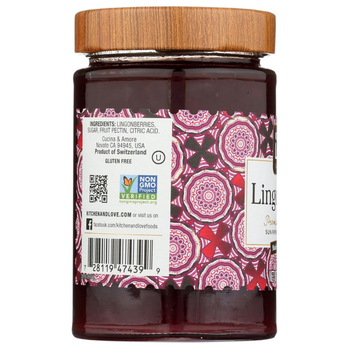CUCINA & AMORE: Lingonberry Premium Preserves, 12.3 oz