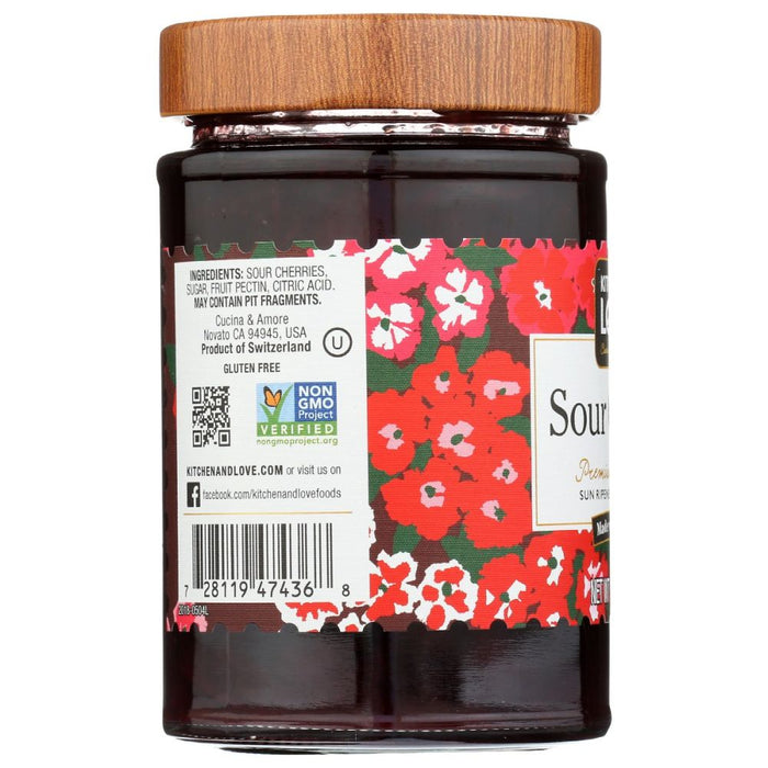 CUCINA & AMORE: Sour Cherry Premium Preserves, 12.3 oz