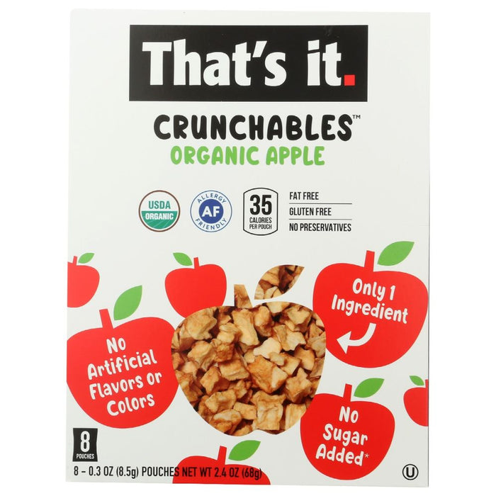 THATS IT: Crunchables Organic Apple, 2.4 oz