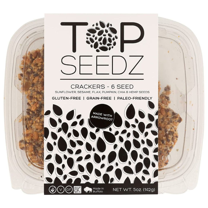 TOP SEEDZ LLC: 6 Seed Crackers, 5 oz