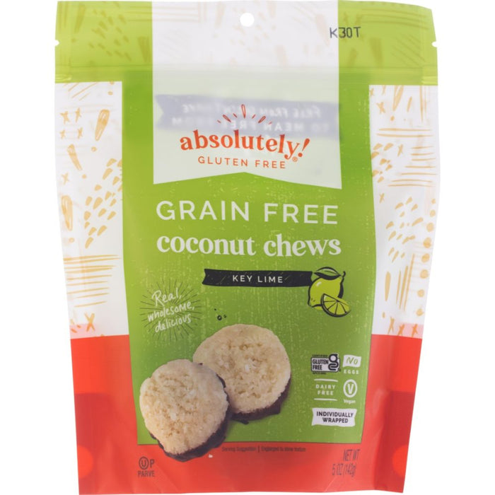 ABSOLUTELY GLUTEN FREE: Key Lime Coconut Chews, 5 oz