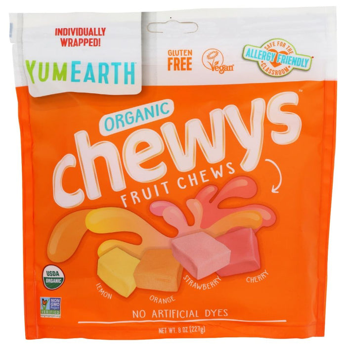 YUMEARTH: Organic Chewys Fruit Chews, 8 oz