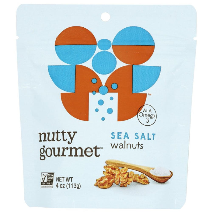 THE NUTTY GOURMET: Sea Salt Walnuts, 4 oz