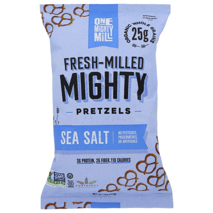 ONE MIGHTY MILL: Sea Salt Pretzels, 7 oz