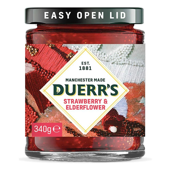 DUERRS: Strawberry & Elderflower Conserve, 12 oz