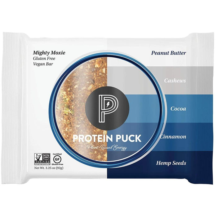 PROTEIN PUCK: Mighty Moxie Peanut Butter Bar, 3.25 oz