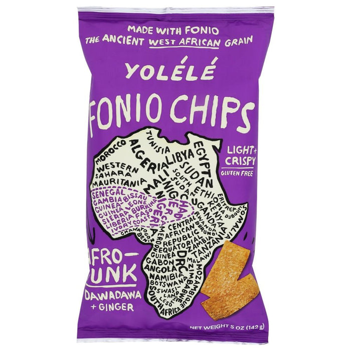 YOLELE: Chips Fonio Afro Funk, 5 oz
