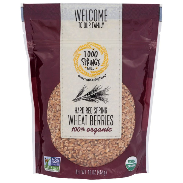 1000 SPRINGS MILL: Berry Wheat Red Spring, 16 oz