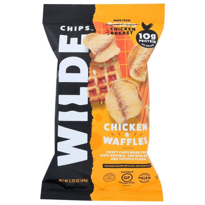 WILDE SNACKS: Chips Chickn Waffles, 2.25 oz