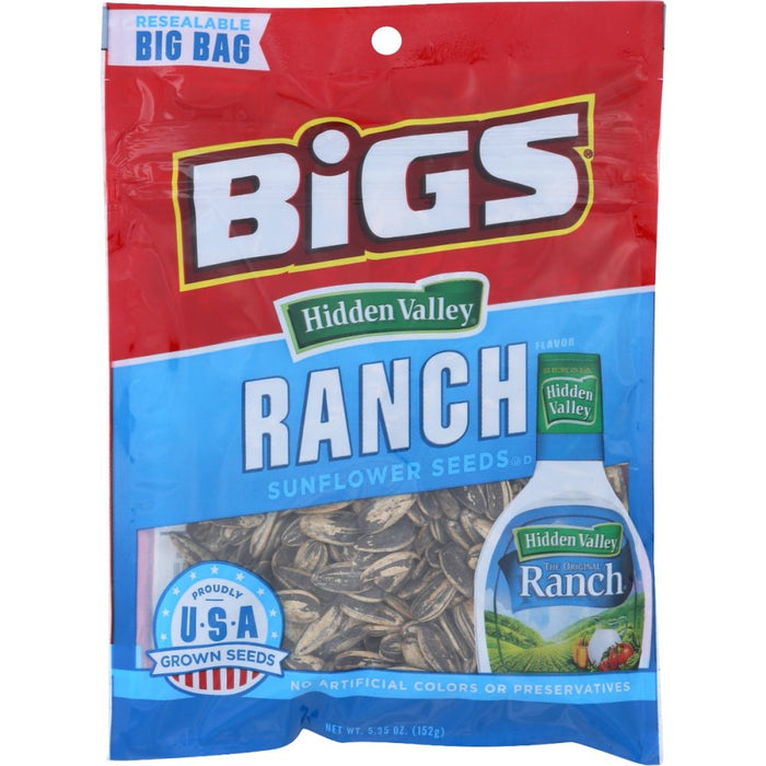 BIGS: Seed Snflwr Hddn Vly Ranch, 5.35 oz