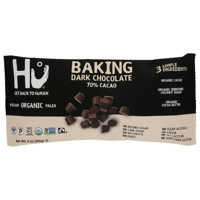 HU: Baking Gems Dark Choc, 9 oz