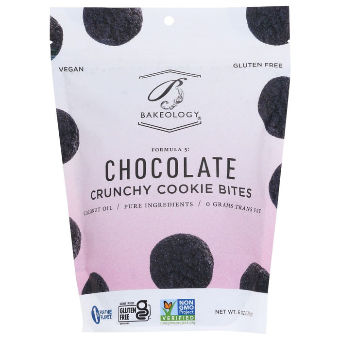 BAKEOLOGY: Cookie Bites Chocolate, 6 oz