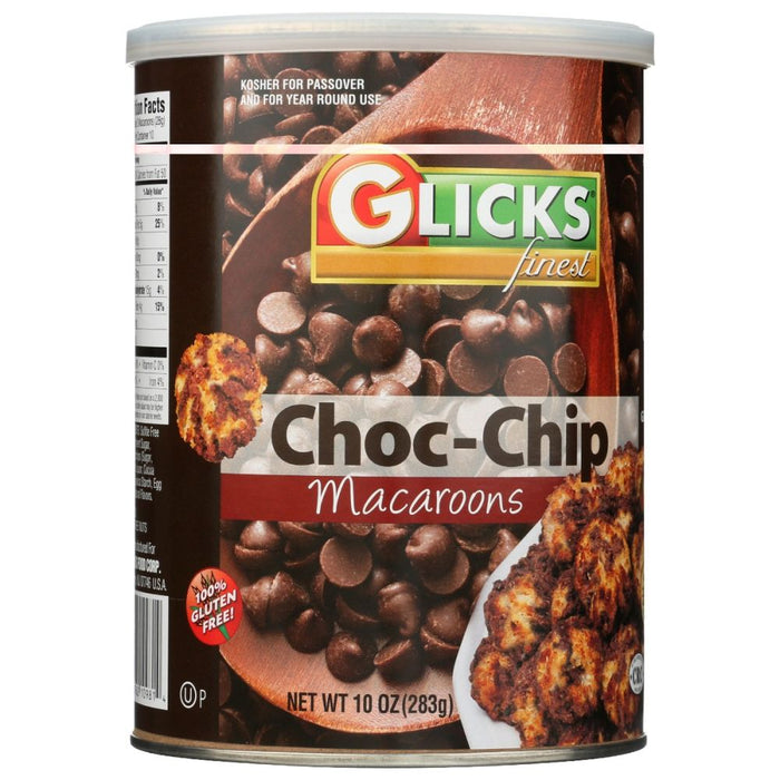 GLICKS: Macaroon Choc Chp Gf, 10 oz
