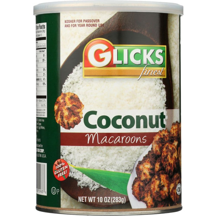 GLICKS: Macaroon Coconut Gf, 10 oz