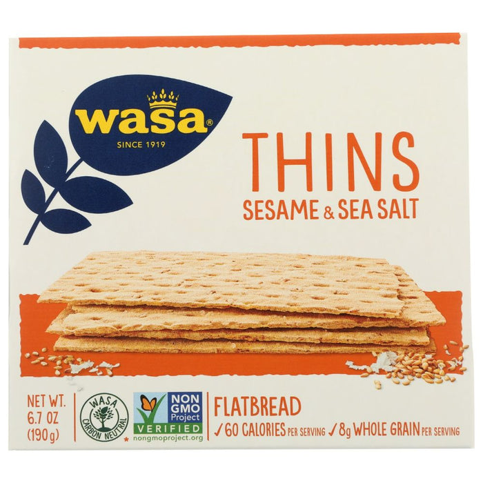 WASA: Thins Sesame, 6.7 oz