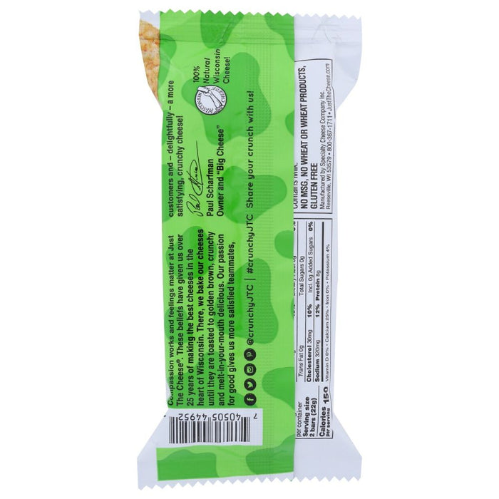 JUST THE CHEESE: Snack Bar Cheese Jalapeno, 0.8 oz