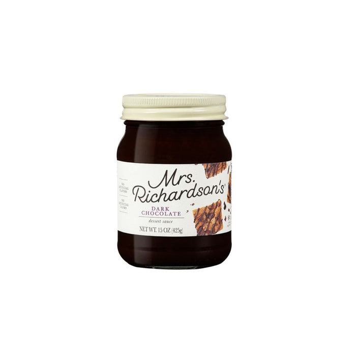 MRS RICHARDSONS: Dark Chocolate Dessert Sauce, 15 oz