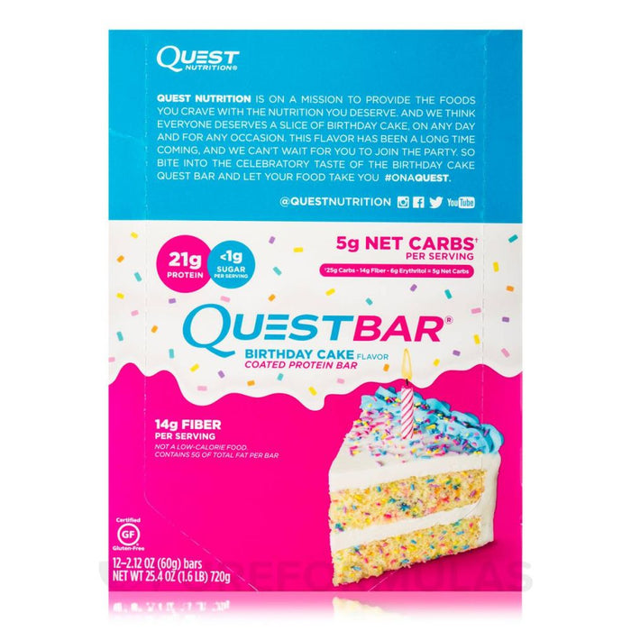 QUEST: Bar Protein Birthday Cake, 2.12 oz