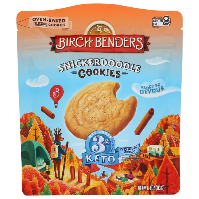 BIRCH BENDERS: Snickerdoodle Cookies, 4 oz