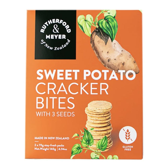 RUTHERFORD & MEYER: Cracker Bites Sweet Pota, 4.76 oz