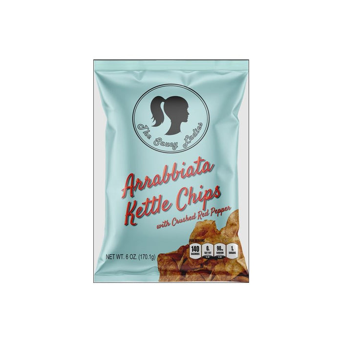 THE SAUCY LADIES: Arrabiatta Kettle Chips, 6 oz