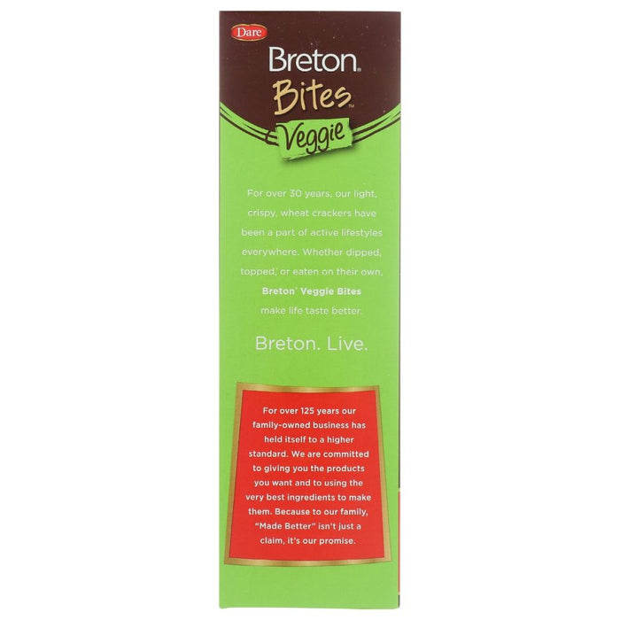 DARE: Breton Veggie Bites Crackers, 8 oz