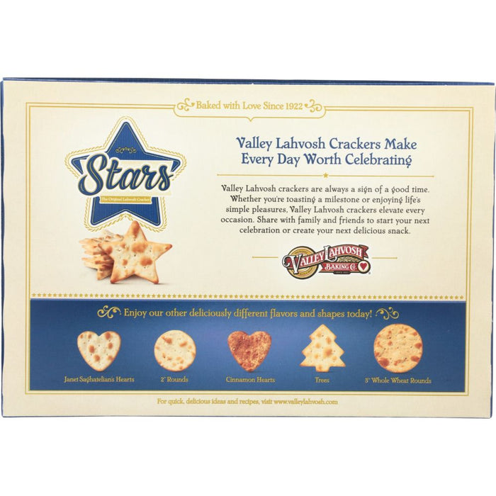 VALLEY LAHVOSH: Stars Original Crackers, 4.5 oz