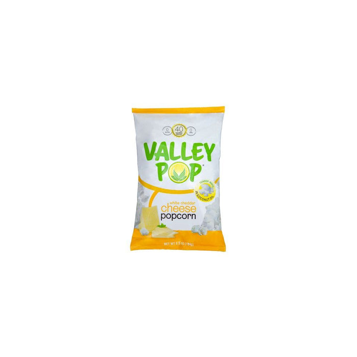 VALLEY POP: Popcorn White Cheddar, 6.5 oz