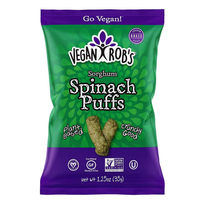 VEGANROBS: Spinach Puffs, 1.25 oz