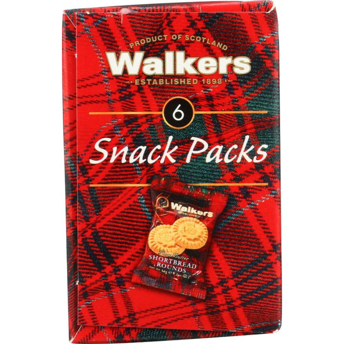 WALKERS: Shortbread Snack Pack, 7.2 oz