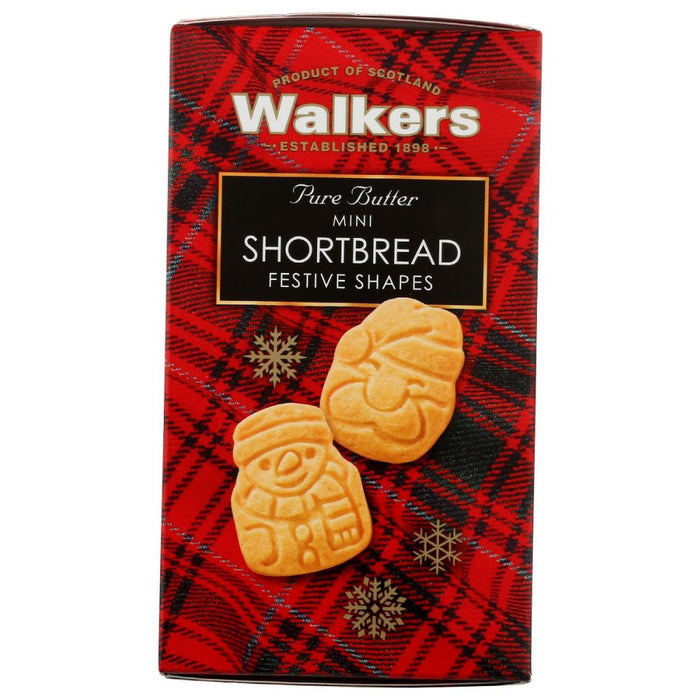 WALKERS: Mini Shortbread Festive Shapes, 5.3 oz