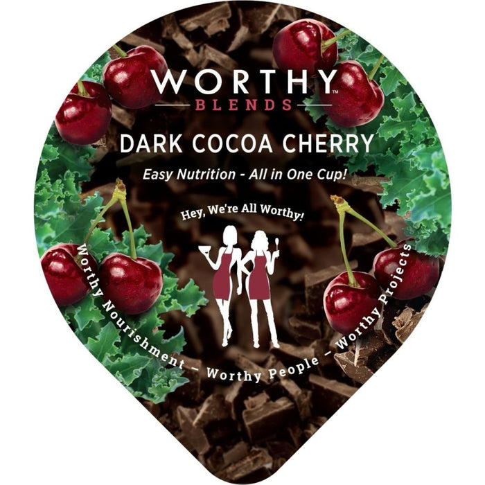 WORTHY BLENDS: Super Blendie Dark Cocoa Cherry, 8.2 oz
